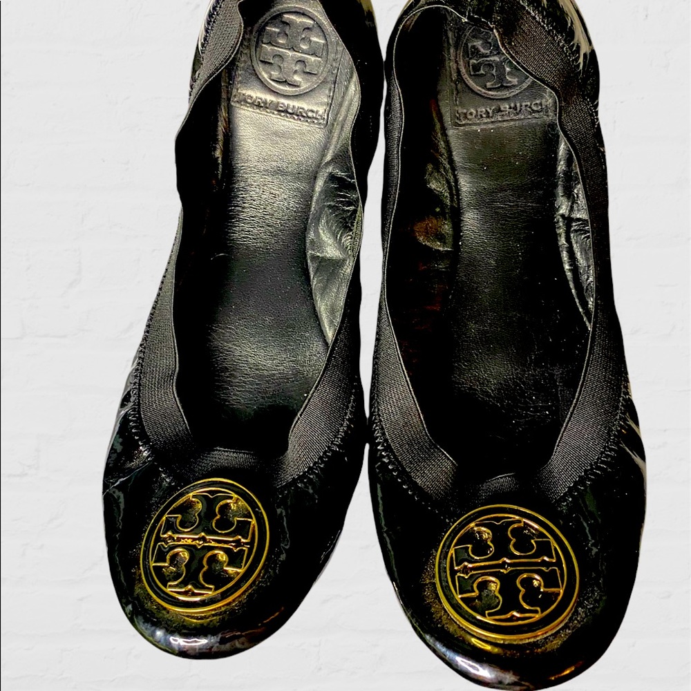 2/$50 bundle | Tory Burch Black Patent Leather Flats